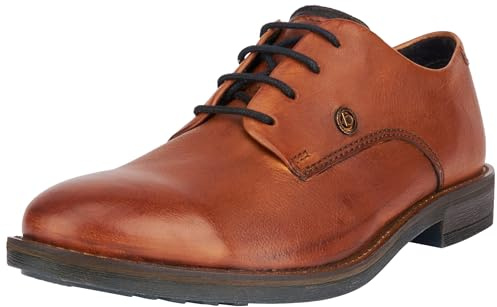 bugatti man Business Lace Shoe Cognac, 43