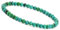 Unique Gems Perlenarmband Edelstein Damen Armband Türkis Nouvelle Ø 4mm Chakra Perlen Buddha Schutzarmband