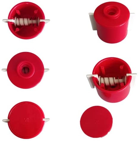 Rigamonti Rullo Passatutto, Colore rosso, con Molla, Ricambio Originale