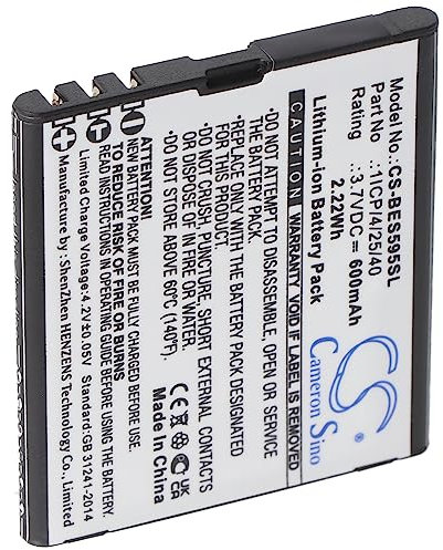 Akku kompatibel mit Bea-fon SL495, Bea-fon SL595, Bea-fon SL595 Plus, 3,7V, 600mAh