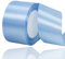 Satinband Hellblau 50mm, 22 Meters Dekoration Geschenkband breit Schleifenband, Stoffband für Hochzeit, Taufe und Geburtstag Geschenke