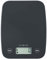 NUTRI FIT Balance de cuisine numérique, balance de cuisine multifonction, grand écran, plate-forme en plastique, 5 kg/11 lb-1 g lb.oz fl.oz g ml, pile AAA (noir)
