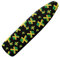 HUGS IDEA Novelty Jamaica Flag Ironing Board Cover Accessories 52 x 13 Stretchy Fabric Ironing Board Cover with Elastic Edges Adjustable Strap