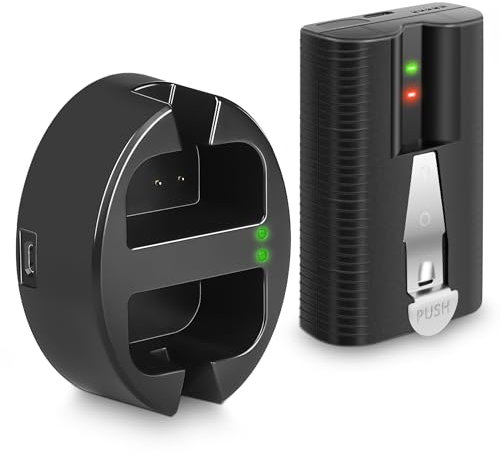 Bsioff 1Pack Rechargeable Battery for Ring Video Doorbell 2/3/3Plus/4 with Charger Station,Compatible with Stick Up Cam Battery(2nd & 3rd Gen),Spotlight Cam and Peephole Cam(3.65V 6040mAh)