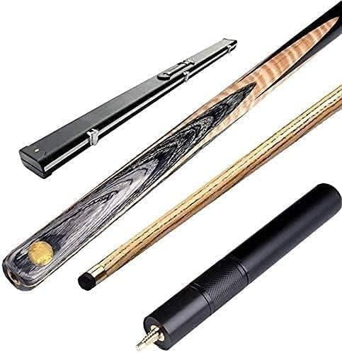 Pool Cue Billard Queue Sehr schöner Griff, 57 Zoll handgefertigte Snooker-Queues aus Eschenholz, 3/4-gegliedert mit 9,8 mm Spitzen, Freunde und Lieben WEWYQSJXBXF-4129