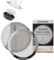 HEXNUB - Reusable Metal Filters for AeroPress XL Coffee Maker, Stainless Steel Filter Fits AeroPress XL Coffee Press, Fuller Bodied Coffee Than Paper Filters - SILVER 2 PACK