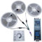 TOPXCDZ 30m Fließendes Wasser Fließendes LED-Streifen licht DC24 WS2811 SMD2835 Pferderennen Pixel Adressierbares Flexibles Lineares Lampen set (Natrual White, 3 * 10M Strip+Controller+Power)