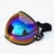 Universal Motorrad-Helmvisier, 3/4 Offenes Gesicht, Bubble Windschutzscheibe, Vintage-Stil (Farbe)