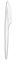 daybays Plastikmesser Mehrwegmesser 50 Stk. Transparent Plastikbesteck Mehrweg Plastik Messer Party Besteck Partygeschirr Set Spülmaschinenbeständig Plastic Knife (Transparent, 50)