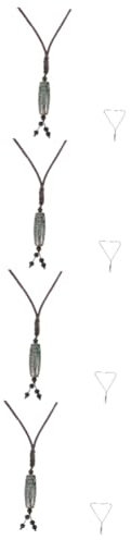VALICLUD 3St Neun Augen Dzi Perlenanhänger Tibetischer Schmuck für Frauen tibetisches buddhismus Mode Schmuck Tibetisches Anhänger Halskette tibetische Perlenkette Dzi-Perlenkette