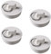 Lot de 4 bouchons de baignoire universels en caoutchouc avec anneau de suspension pour baignoire, cuisine et salle de bain, 25 à 28 mm
