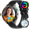 Smartwatch 4G LTE Smart Watch Monitoraggio Salute, GPS, 2 GB RAM 32 GB ROM Fitness, contapassi WLAN, monitoraggio della frequenza cardiaca, chiamata, integrata, fotocamera, display OMOLED da 1,43,