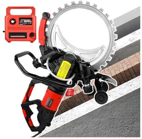 XGXHIN Hochleistungsschwere 8980W Betonsäge, 16-Zoll-Diamantklinge, 3000 U/min, 29 cm tief geschnitten, wassergefütterte Staubkontrolle, Schneidet Beton, Bewehrung, Fliesen und mehr