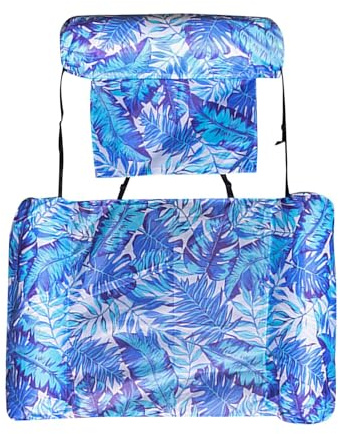Piscine gonflable - Matelas à eau portable - Flotteur gonflable puissant sur surfaces souples - Parfait pour les bateaux familiaux, la pêche au lac, se détendre au bord de la piscine