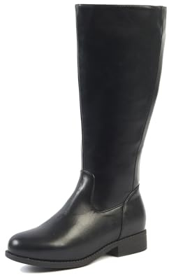 OHC Stivali a polpaccio largo 2XL - Modello arancione, Nero25, 38