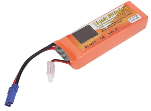 CHICIRIS RC -Drohnen -Batterie, Leichtes Design, Lange Akkulaufzeit, Sicherheitsschutz, für Ferngesteuerte, Quadcopter Bürstenlose Segelflugzeughubschrauber und Boot, mit EC5 Stecker