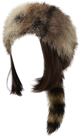 Hsternexy Fellmütze Damen - Flauschige Russenmütze Pelzmütze Warm Trapper Plüschhut Russian Hat Kunstpelz Russische Plüsch Mütze Winter Fellhut Weich Fell Kosakenmütze Trappermützen