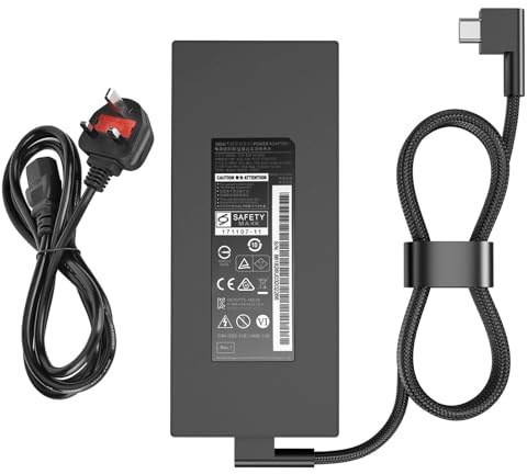 330W 16.92A 19.5V GaN Laptop Charger Compatible with Razer Blade 16 18 RTX 4070 4080 4090 RC30-0484 RC30-04840200 RZ09-0483 RZ09-0484 AC Power Supply Adapter