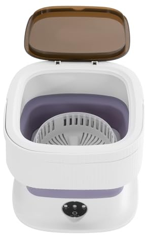 Mini lavatrice portatile da 10 l, lavatrice pieghevole con 3 modalità, per biancheria intima, calze, vestiti per bambini, semiautomatica