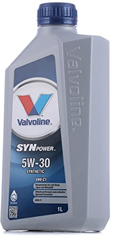 Valvoline Motoröl 5W-30 SynPower Motor Öl ACEA C1 ACEA C2 ENV C1/C2 1L Kompatibel mit NISSAN Qashqai/Qashqai +2 I J10, NJ10, HYUNDAI Tucson TL, TLE, TOYOTA Yaris Schrägheck P9, CITROËN JUMPER Kasten