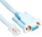 DB9 RJ45 Console Rollover Cavo USB RS232 a RJ45 Cab Router Console per Cisco Huawei ecc (RJ45 DB9 BLU)