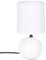 Atmosphera - Lampe Timeo blanc mat - céramique H25 cm