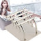 SOULONG Repose-Pieds en Acier Inoxydable Universel Professionnel Salon Pied pour Salon de Coiffure, Bureau, Institut de Beauté, Tatouage (4 Pcs)
