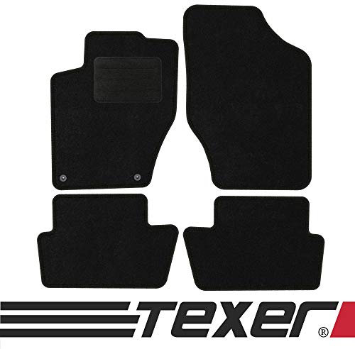 TEXER Textil Fußmatten Passend für Citroen C4 II typ N Bj. 2010-2018 Basic