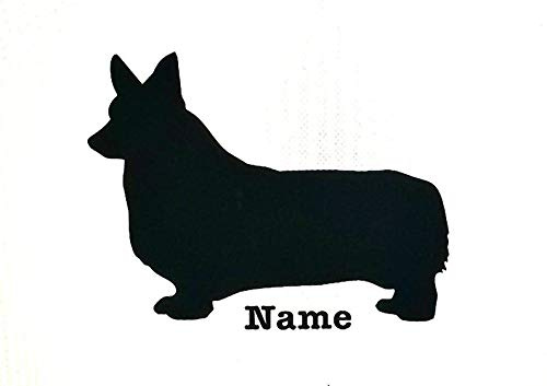 Celycasy Corgi Aufkleber für Hunde, Vinyl-Aufkleber, Auto-Aufkleber, Laptop, Yeti-Aufkleber