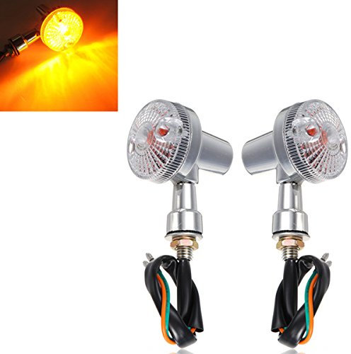 C-FUNN Universal-Blinker für Vorder- und Hinterrad, bernsteinfarbene Lampen