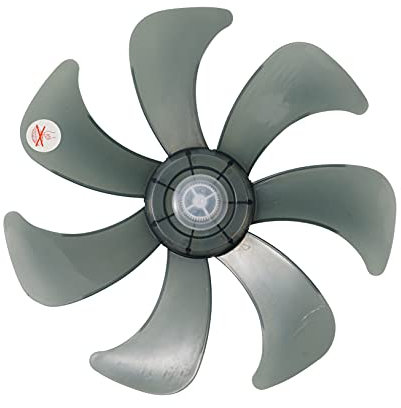 Freebily Universal Plastic Silence Fan Blade Replacement 5/7 Leaves with Nut Cover for 16 Inch Household Standing Fan