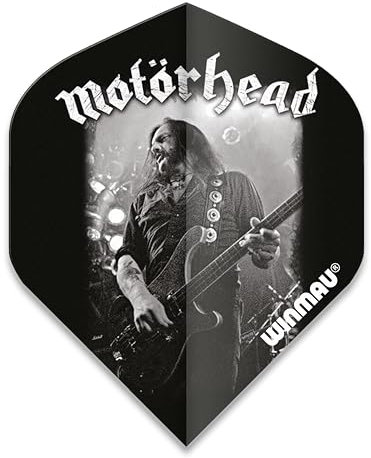 WINMAU Rock Legends Motorhead Lemmy Rhino Extra Thick Dart Flights - 1 Satz pro Packung (Insgesamt 3 Flüge)