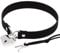 CHERISH Heart Padlock Choker Necklace Gothic Punk Collar Rock Leather Necklace with Key (Black)