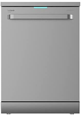 Cecotec Lavavajillas Independiente 60 cm Bolero Aguazero 6800 Stainless Steel. Bajo consumo, 14 Cubiertos, 8 Programas, Filtro ABT Antibacteriano, Sistema ION, Modo ECO, Inox