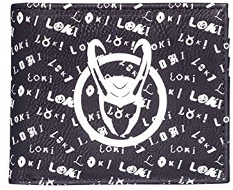 Difuzed Marvel Loki Bifold Geldbörse, Schwarz, Einheitsgröße