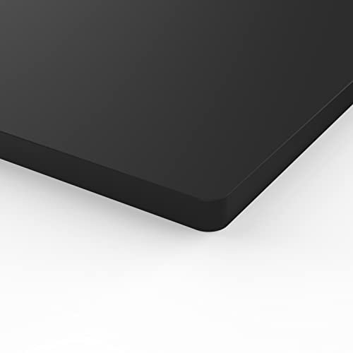 E.For.U® Tischplatte aus MDF schwarz 160 * 80cm