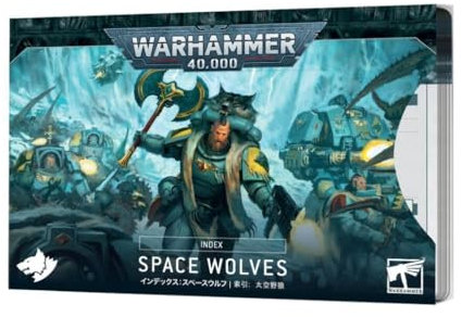 Games Workshop - Warhammer 40.000: Karteikarten - Space Wolves (10. Ausgabe)