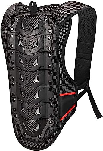 BPILOT Erwachsenen Rückenprotektor, Anti-Fall Wirbelsäulenschutz, Effektiver Schutz der Wirbelsäule, Rückenprotektor für Motorrad/Motocross/Downhill/Ski/Snowboard