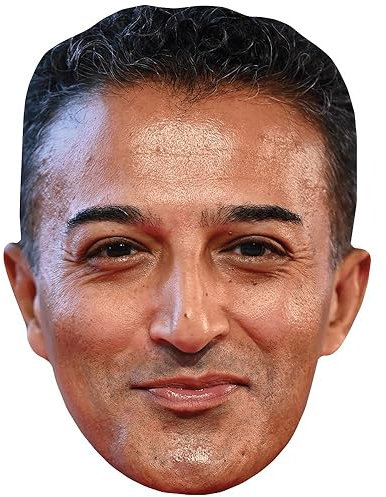 Adil Ray (Smile) Maske aus Karton