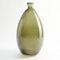 Vaso di vetro riciclato con design semplice - Vaso di vetro fatto a mano Decorazione domestica in stile mediterraneo (Verde Oliva)