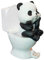 Gemmia Miniatur Feengarten Panda Figur- Toilette denkender Panda