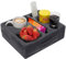 G GOOD GAIN Cozy Buddy Couch-Getränkehalter für Sofa, Sofa, Getränkehalter für Tablet, Fernbedienung, Snacks, wasserdicht, auslaufsicher, für Auto, Park, Strand, Picknick, Boot, Wohnmobil (gray)