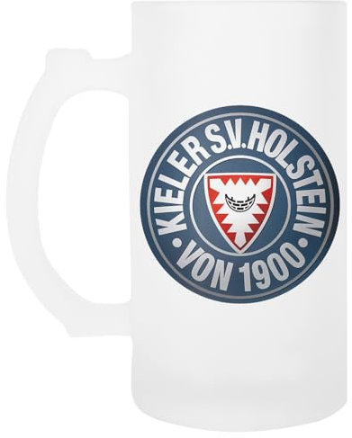 Oldrytee Kieler Sv Holstein Transparenter Becher Mit Biergriff Aus Glas