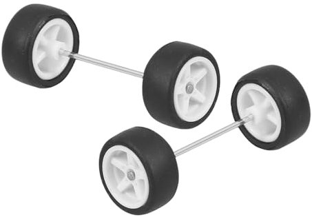 WOONEKY 1 Set von RC Auto Spielzeug Maßstab 1/64 Spielzeug Auto Rad Ersatz Reifen Hohe Verschleiß Widerstand für Jugendliche