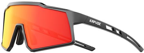 KAPVOE Gafas de sol Polarizadas para Niños Gafas de Ciclismo Juvenil Béisbol Softball Tenis Protección UV400 Montura TR90 para Niños Niñas Deportes Ciclismo 01