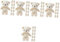 TOYANDONA 75 STK Mini-Bär Schlüsselanhänger kuschelig muttertagsgeschenk zum abschluss abi abschluss tragbare Bärenfiguren Cartoon-Bär Bärenpuppe Mini Stoff Beige