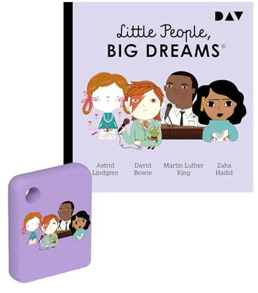 Galakto Audio-Token: Little People, Big Dreams - Astrid Lindgren, David Bowie, Martin Luther King, Zaha Hadid, Hörspiel für Kinder ab 5 Jahren, Spielzeit ca. 32 min