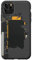 Diseño de placa base con fondo negro roto Carcasa para iPhone 11 Pro Max