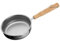 GANYKQ Sartenes antiadherentes de acero inoxidable 316 con mango largo de madera para freír huevos y filetes