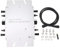Fictory Micro onduleur solaire 2000 W, étanche, attache de grille pour une alimentation efficace sur le toit, utilisation en extérieur, 100 V-240 V